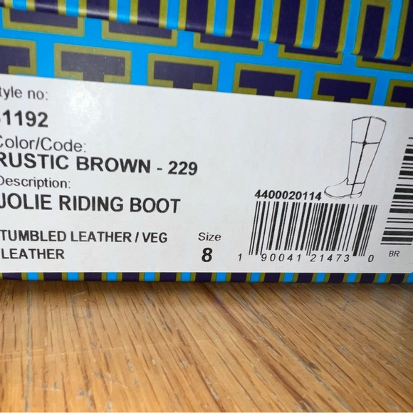 Tory Burch rustic brown (tan) Leather Jolie Riding boot size 8 - Picture 10 of 14